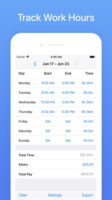 Emulate iPhone app Hours Tracker: Time Calculator using MyAndroid Emulate iPhone app Hours Tracker: Time Calculator using MyAndroid