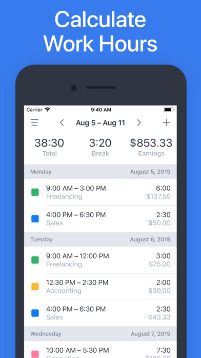 Emulate iPhone app Hours - Tracker & Time Clock using MyAndroid Emulate iPhone app Hours - Tracker & Time Clock using MyAndroid