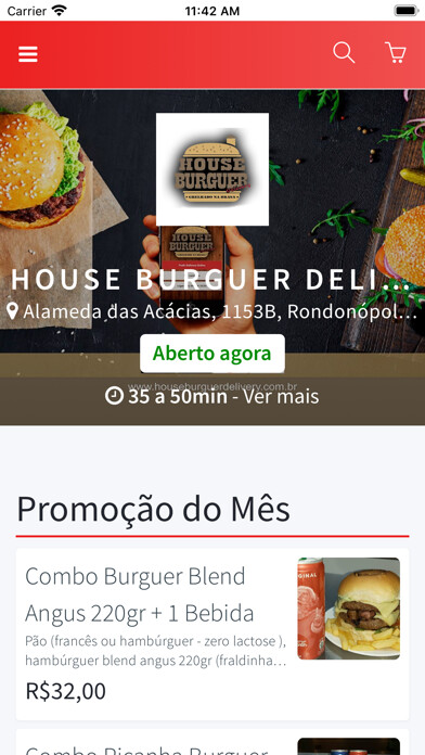 Emulate iPhone app House Burguer Delivery Roo using MyAndroid Emulate iPhone app House Burguer Delivery Roo using MyAndroid