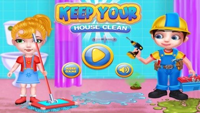 Emulate iPhone app House Clean - A Cleaning Games using MyAndroid