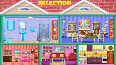 Emulate iPhone app House Decorating Fun Game using MyAndroid