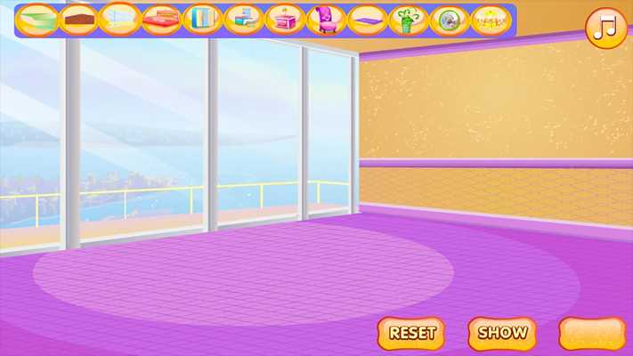 Emulate Android APK house decoration : games for girls