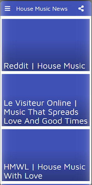 Run android online APK House Music News - Monegros , Elrow Town , Sziget from MyAndroid or emulate House Music News - Monegros , Elrow Town , Sziget using MyAndroid
