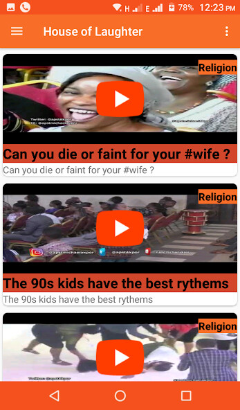 Run android online APK House of Laughter from MyAndroid or emulate House of Laughter using MyAndroid