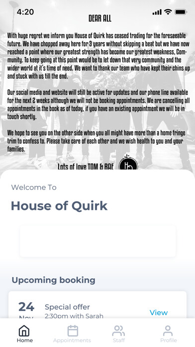 Emulate iPhone app House of Quirk using MyAndroid