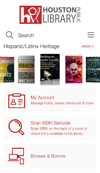 Emulate iPhone app Houston Public Library using MyAndroid Emulate iPhone app Houston Public Library using MyAndroid