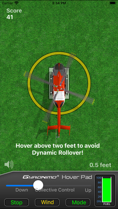 Emulate iPhone app Hover Pad using MyAndroid