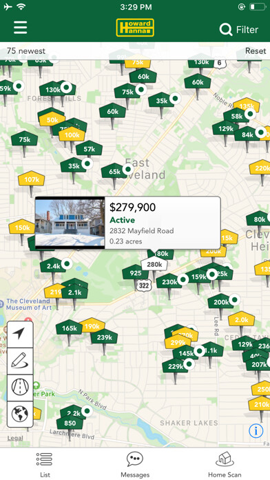 Emulate iPhone app Howard Hanna Real Estate using MyAndroid Emulate iPhone app Howard Hanna Real Estate using MyAndroid