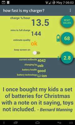 Emulate Android APK How Fast Is My Charger? Emulate Android APK How Fast Is My Charger?