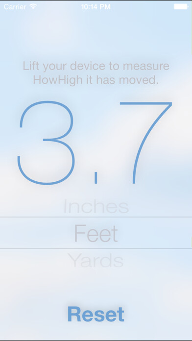 Emulate iPhone app HowHigh - Barometric pressure measurement tool using MyAndroid Emulate iPhone app HowHigh - Barometric pressure measurement tool using MyAndroid