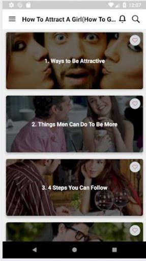 Run android online APK How To Attract A Girl(How To Get Girls) from MyAndroid or emulate How To Attract A Girl(How To Get Girls) using MyAndroid