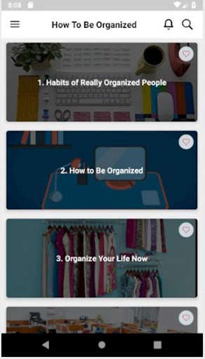 Run android online APK How To Be Organized(Organization of Life) from MyAndroid or emulate How To Be Organized(Organization of Life) using MyAndroid