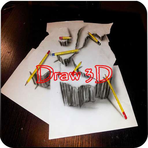 Run android online APK How to Draw 3D With Pencil from MyAndroid or emulate How to Draw 3D With Pencil using MyAndroid