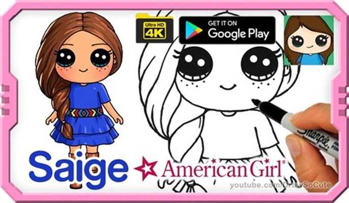Emulate Android APK How to Draw  American Cute Doll