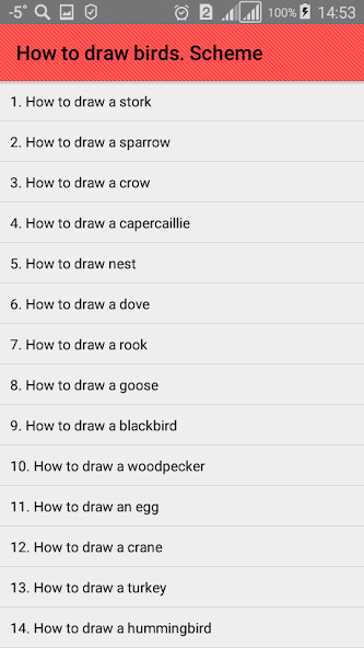 Run android online APK How to draw birds. Scheme from MyAndroid or emulate How to draw birds. Scheme using MyAndroid