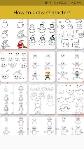 Run android online APK How to draw characters from MyAndroid or emulate How to draw characters using MyAndroid