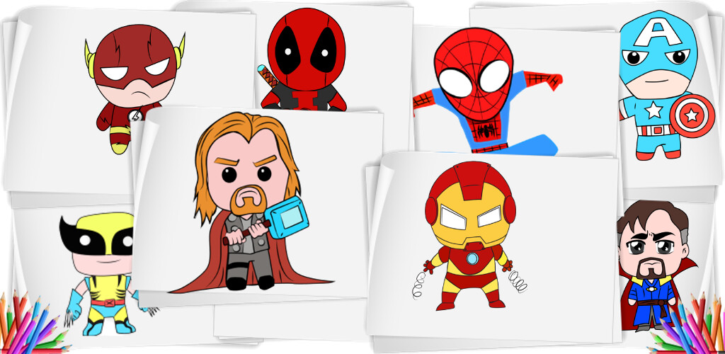 Run android online APK How To Draw Cool Superheroes from MyAndroid or emulate How To Draw Cool Superheroes using MyAndroid
