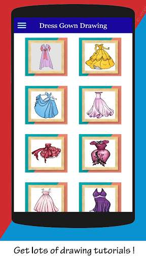 Run android online APK How to Draw Dress Gown Step by Step from MyAndroid or emulate How to Draw Dress Gown Step by Step using MyAndroid