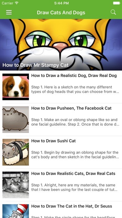 Emulate iPhone app How To Draw Easy Cats And Dogs using MyAndroid Emulate iPhone app How To Draw Easy Cats And Dogs using MyAndroid