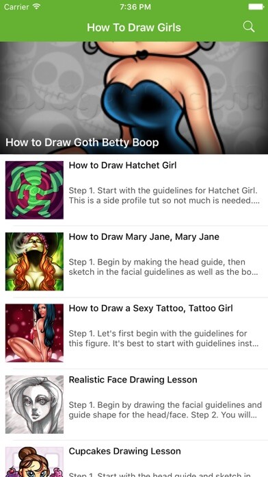 Emulate iPhone app How To Draw Girls - Step By Step Drawing using MyAndroid Emulate iPhone app How To Draw Girls - Step By Step Drawing using MyAndroid