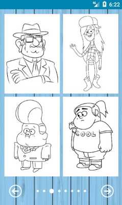Emulate Android APK How to draw Gravity Falls characters