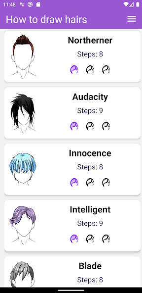 Run android online APK How to Draw Hair - Step by Ste from MyAndroid or emulate How to Draw Hair - Step by Ste using MyAndroid