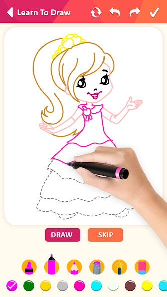 Run android online APK How To Draw Princess - Princess Coloring from MyAndroid or emulate How To Draw Princess - Princess Coloring using MyAndroid