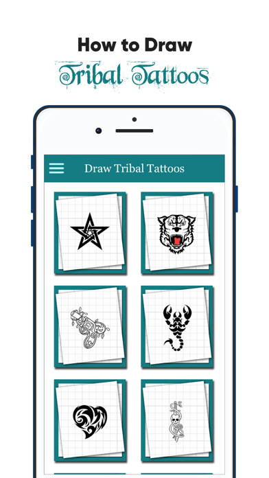 Run android online APK How to Draw Tribal Tattoos from MyAndroid or emulate How to Draw Tribal Tattoos using MyAndroid