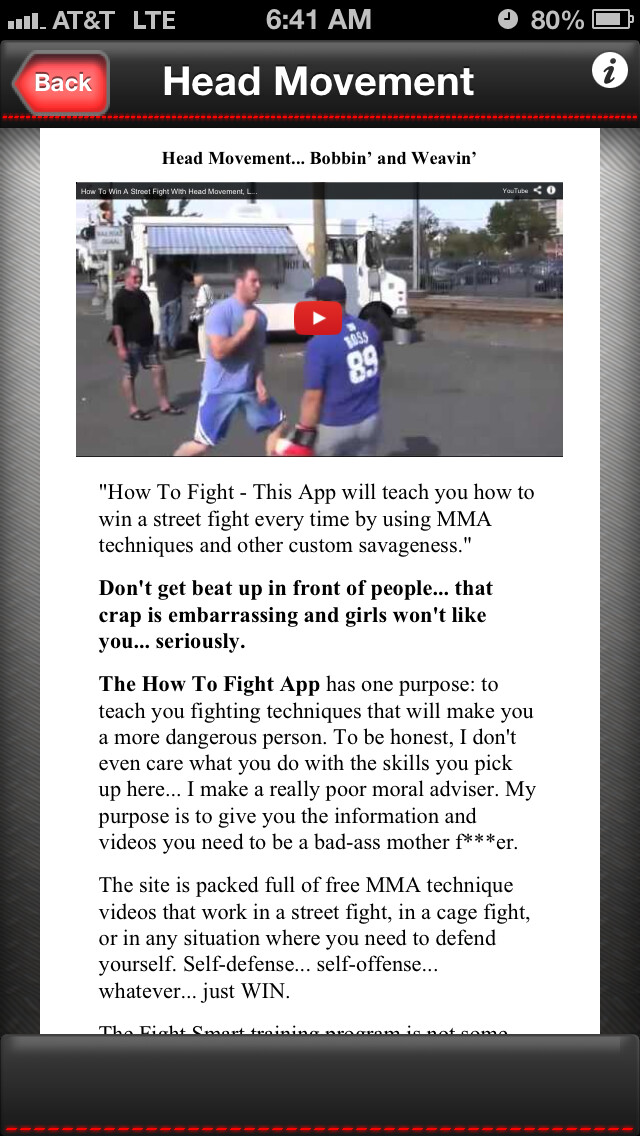Emulate iPhone app How To Fight - Learn To Street Fight using MMA using MyAndroid Emulate iPhone app How To Fight - Learn To Street Fight using MMA using MyAndroid