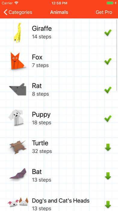 Emulate iPhone app How to Make Origami using MyAndroid