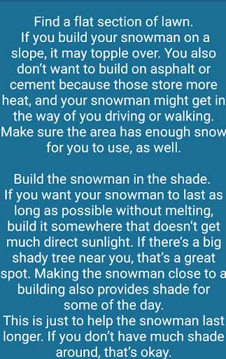 Run android online APK how to make snowman tips from MyAndroid or emulate how to make snowman tips using MyAndroid Run android online APK how to make snowman tips from MyAndroid or emulate how to make snowman tips using MyAndroid