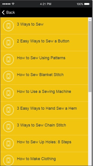 Emulate iPhone app How to Sew - Sewing Patterns and Tips for Beginners using MyAndroid Emulate iPhone app How to Sew - Sewing Patterns and Tips for Beginners using MyAndroid