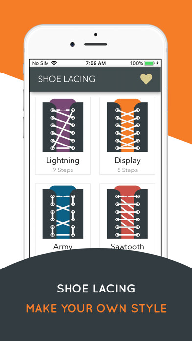 Emulate iPhone app How to Shoe Lacing using MyAndroid Emulate iPhone app How to Shoe Lacing using MyAndroid