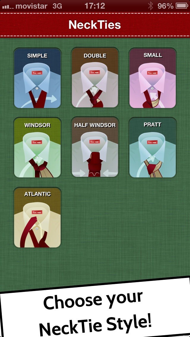Emulate iPhone app How to Tie a Tie knot - Step by Step Guide to learn Necktie Tying using MyAndroid Emulate iPhone app How to Tie a Tie knot - Step by Step Guide to learn Necktie Tying using MyAndroid