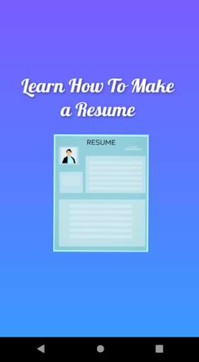Run android online APK HOW TO WRITE A RESUME from MyAndroid or emulate HOW TO WRITE A RESUME using MyAndroid