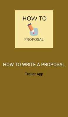 Emulate Android APK HOW TO WRITE PROPOSAL