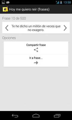 Emulate Android APK Hoy me quiero reir (frases) Emulate Android APK Hoy me quiero reir (frases)
