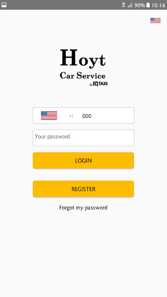Emulate iPhone app Hoyt Car Service using MyAndroid