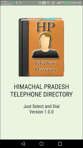 Emulate Android APK HP Telephone Directory