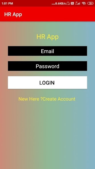 Emulate iPhone app HR App using MyAndroid