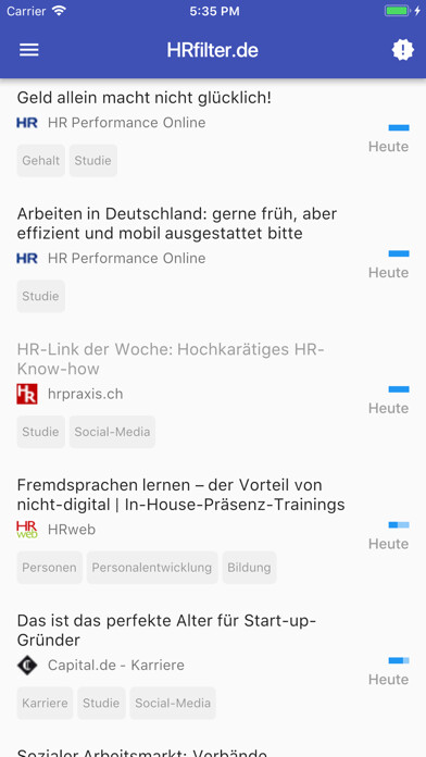 Emulate iPhone app HRfilter News using MyAndroid Emulate iPhone app HRfilter News using MyAndroid