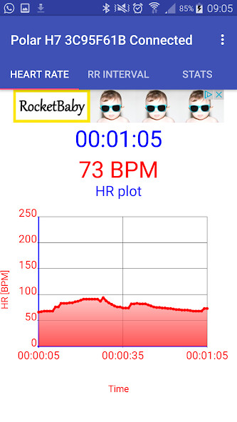 Run android online APK HR & HRV Logger for Polar and TICKR heart monitor from MyAndroid or emulate HR & HRV Logger for Polar and TICKR heart monitor using MyAndroid