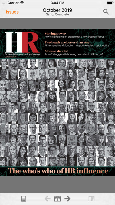 Emulate iPhone app HR Magazine digital edition using MyAndroid