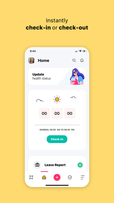 Emulate iPhone app HR management - Zoho People using MyAndroid