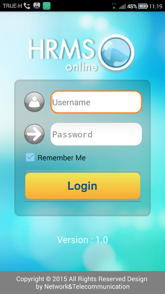 Run android online APK HRMS Mobile AA from MyAndroid or emulate HRMS Mobile AA using MyAndroid