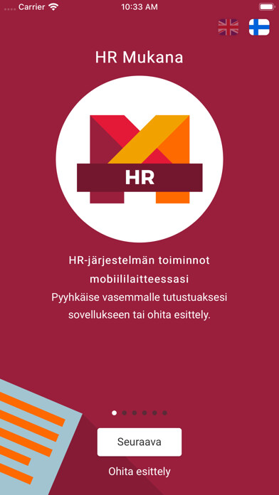 Emulate iPhone app HR Mukana using MyAndroid