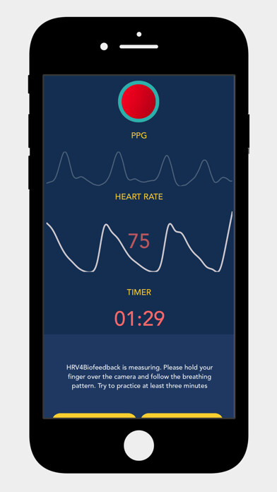 Emulate iPhone app HRV4Biofeedback using MyAndroid Emulate iPhone app HRV4Biofeedback using MyAndroid