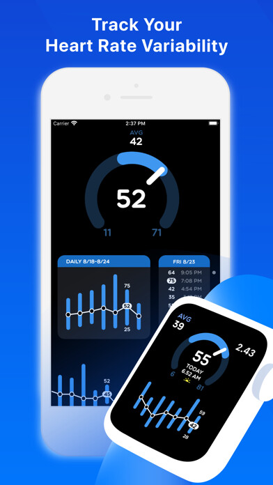 Emulate iPhone app HRV Tracker for Watch using MyAndroid Emulate iPhone app HRV Tracker for Watch using MyAndroid
