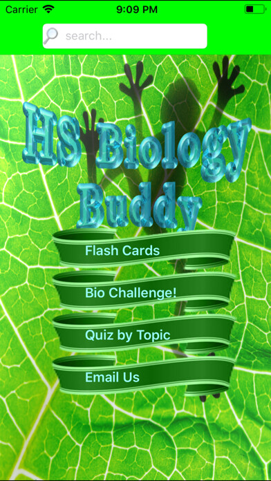Emulate iPhone app HS Biology Prep 2022-2023 using MyAndroid
