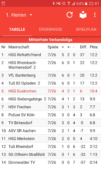 Run android online APK HSG Euskirchen from MyAndroid or emulate HSG Euskirchen using MyAndroid